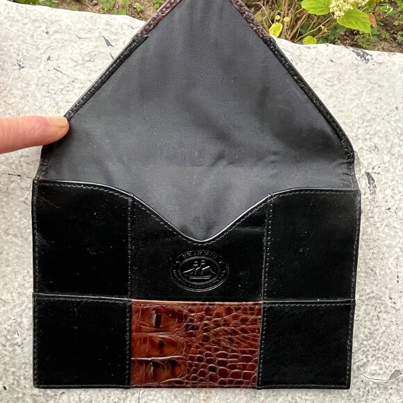 BRAHMIN Vintage Tuscan Envelope Case Clutch Passport Travel Cards Multi-Purpose - Picture 5 of 6